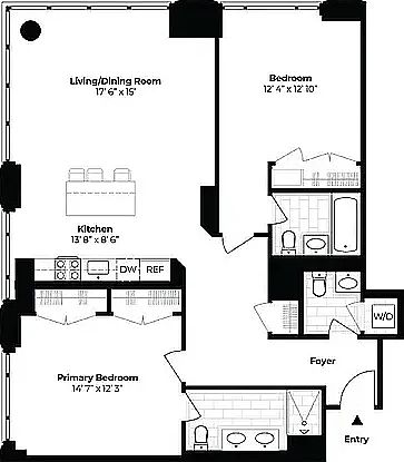 2nd image of 310 W 52nd St APT 26H