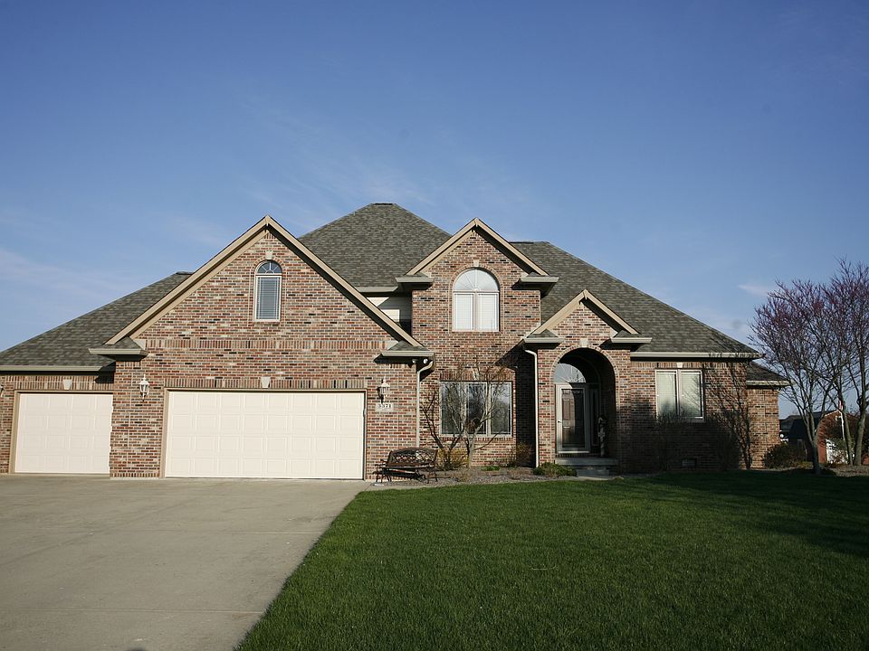 West facing front view