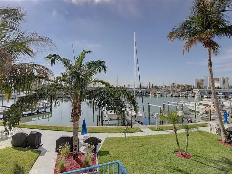 View of harbor from balcony