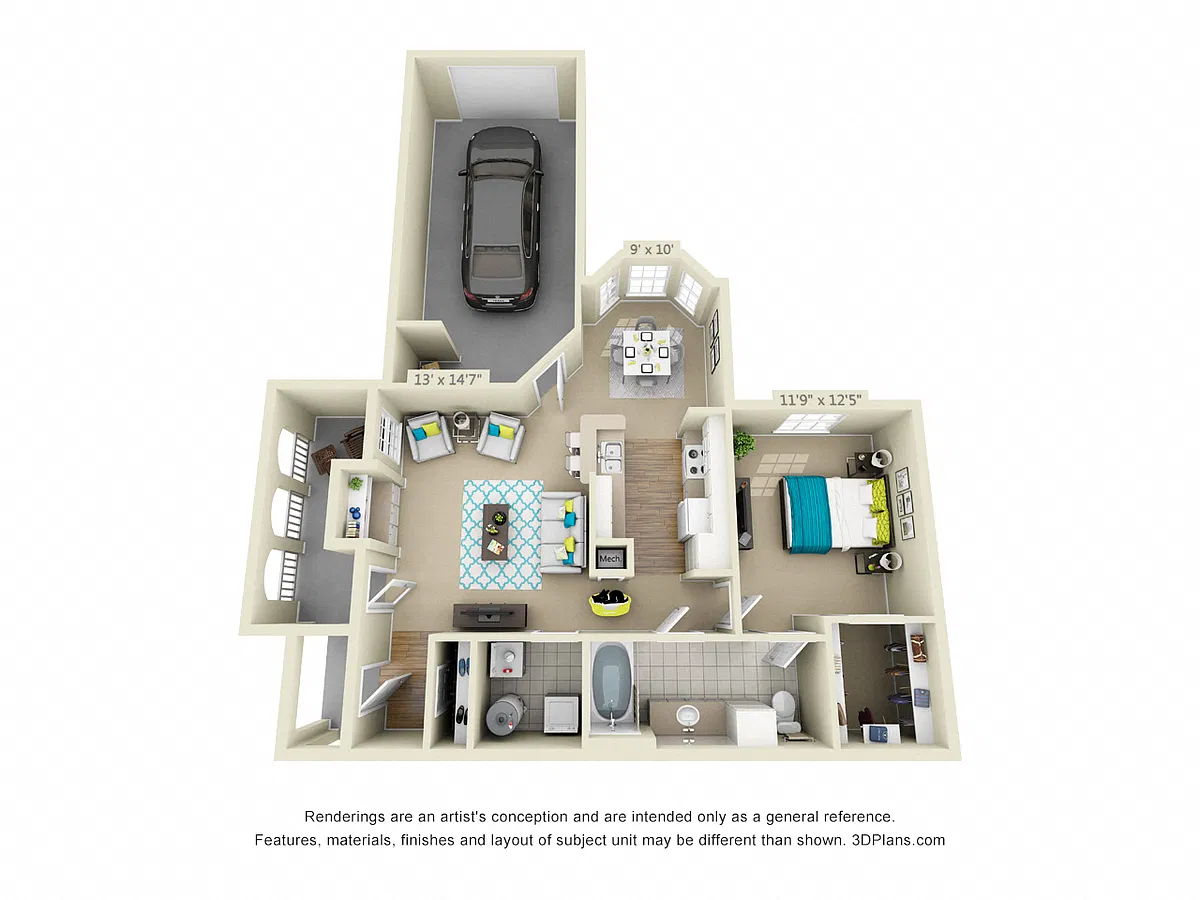 Floor plan Whitehall Carriage Home