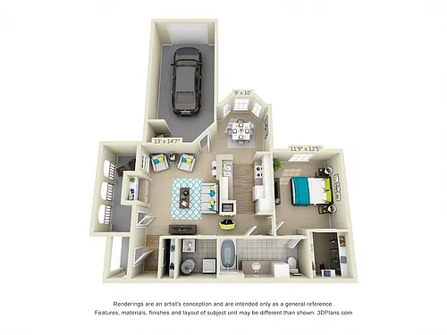 Floor plan Whitehall Carriage Home