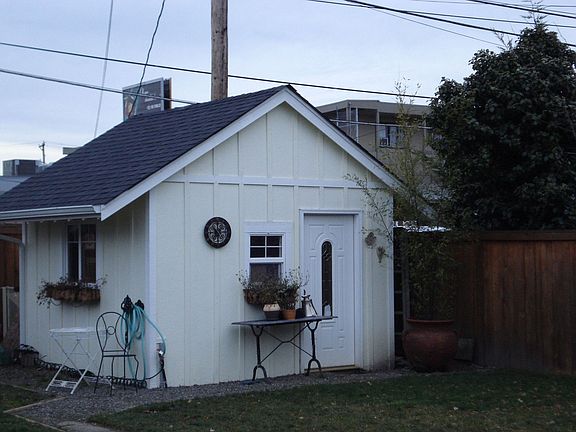 New shed, plumed for electical
