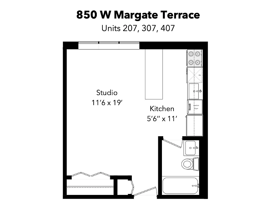 Floor plan 207 307 407