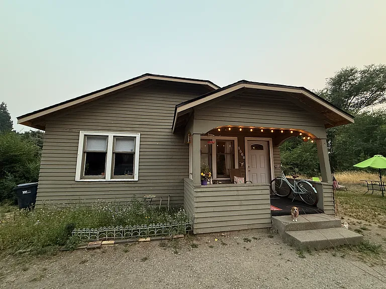 Exterior (lots of parking)