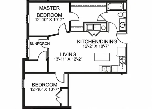 Floor plan The Primrose