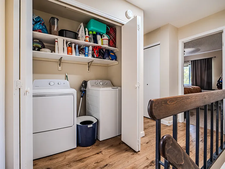 Laundry closet