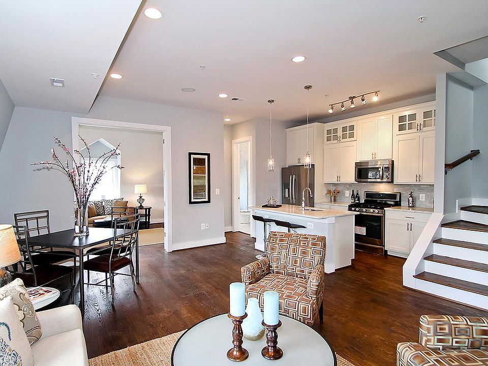 Living and Open Plan Kitchen