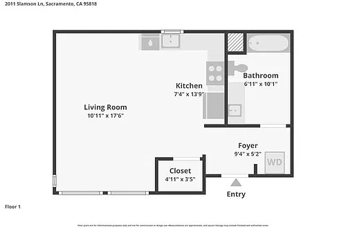 Floor plan Studio