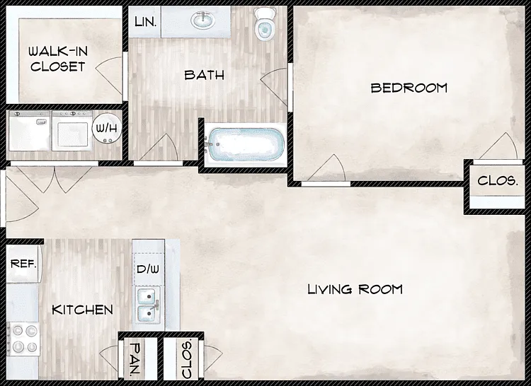 A-1 Floorplan Diagram