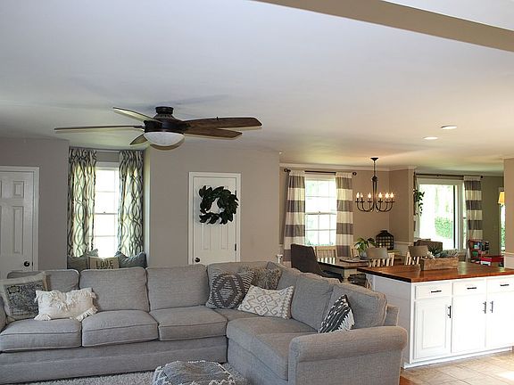 Large open floor plan. 