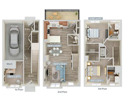 Floor plan B6T-1649