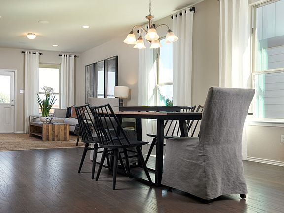 Dining Area Open to Kitchen and Gathering Area