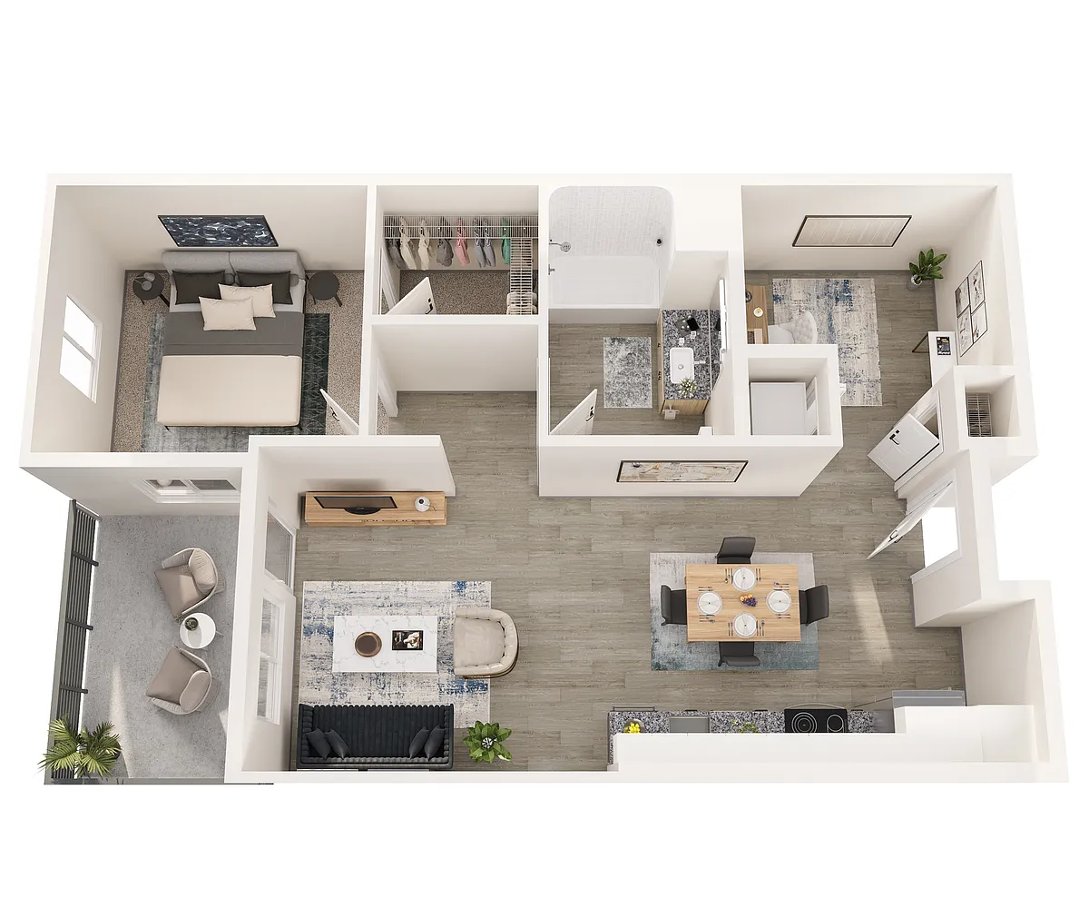 Floor plan 1C