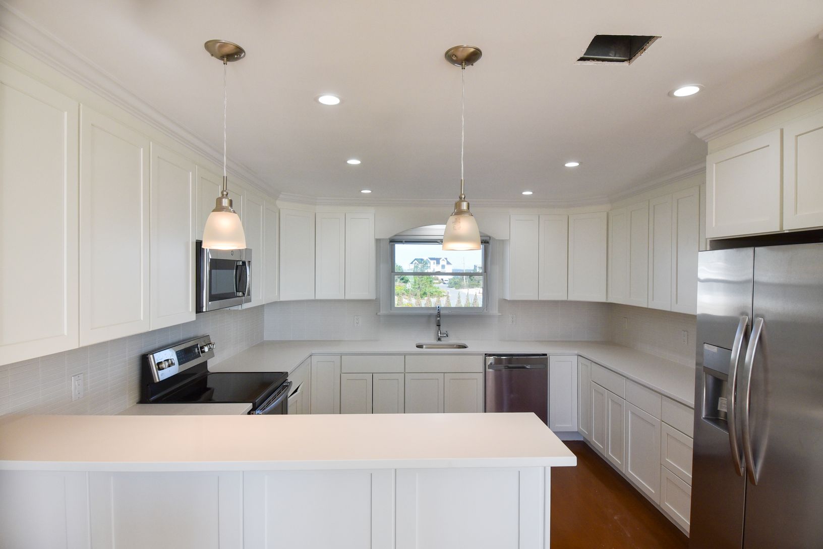 New Kitchen with Stone Counters