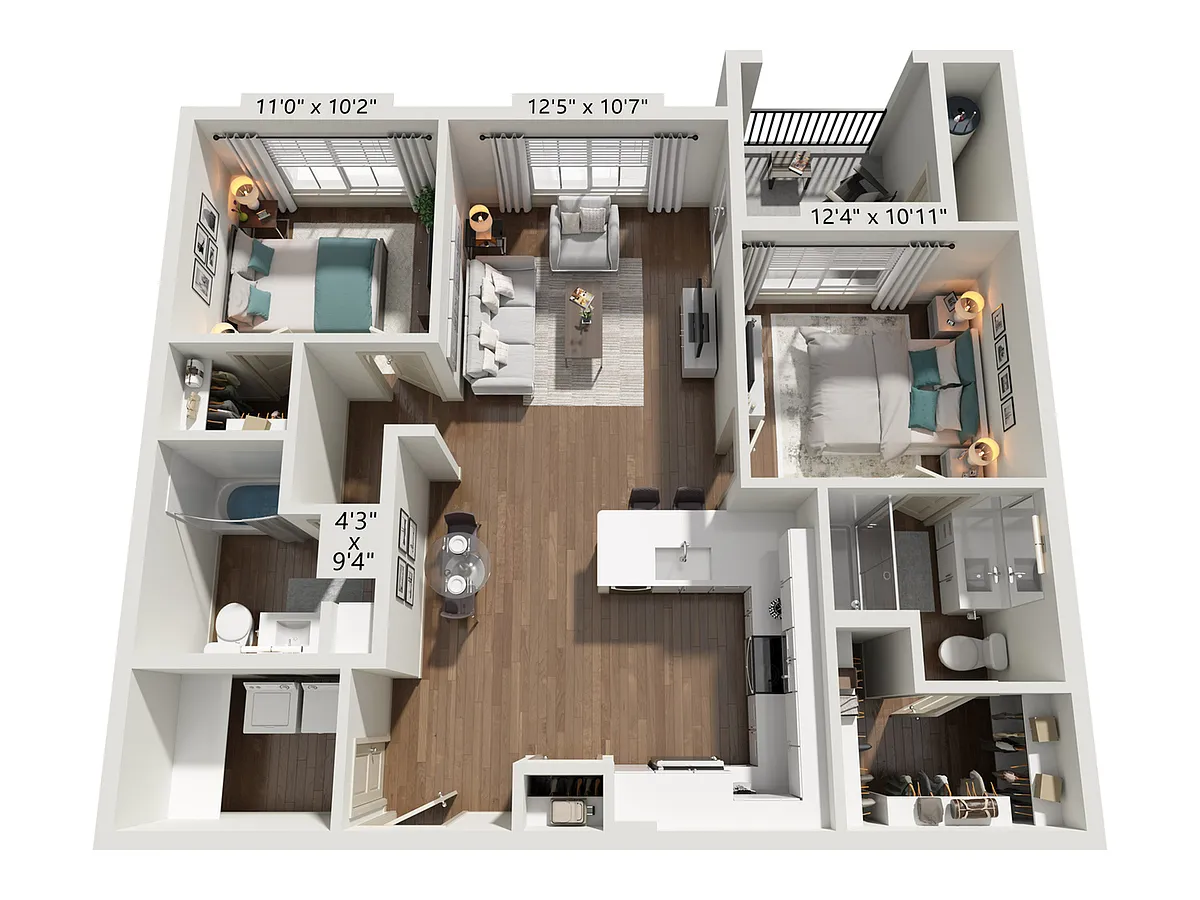 Floor plan B4