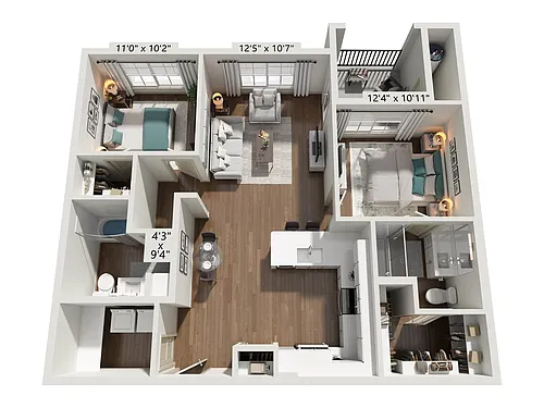 Floor plan B4