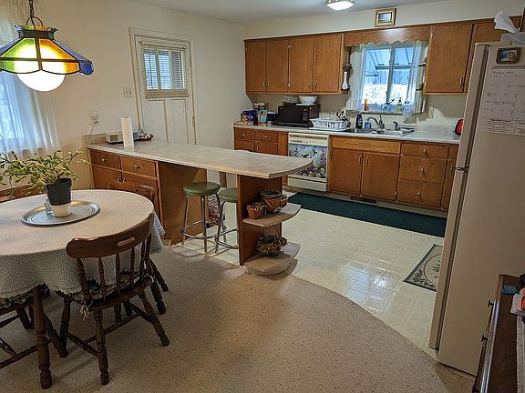 Dining area and kitchem