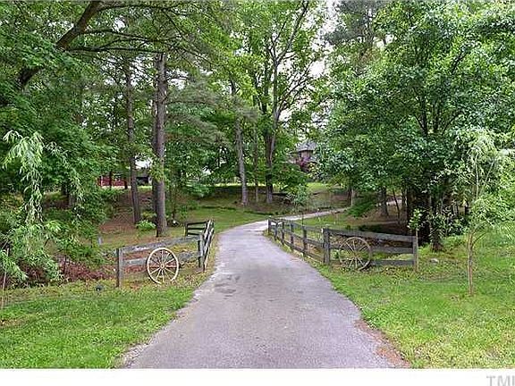 Tree lined driveway