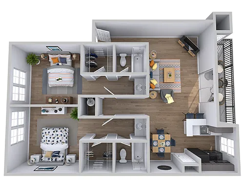 Floor plan B3