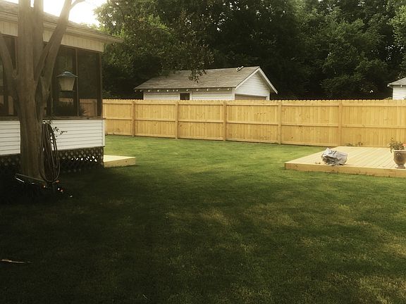 Open backyard