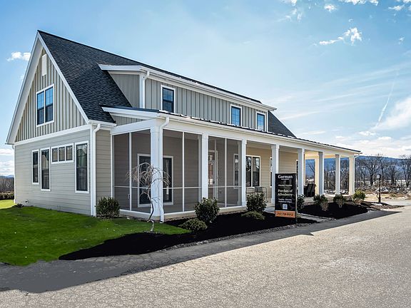 Front elevation of the Arbor model from Garman Builders