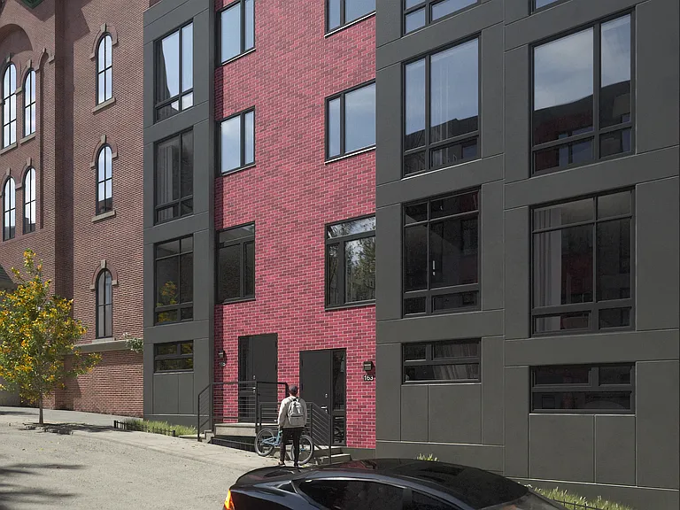 Another view of Townhomes on Conarroe Street (coming soon), next to Heights Collection