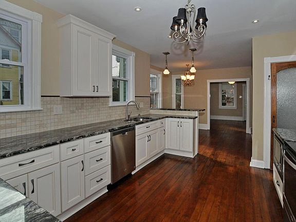 Refinished wood floors