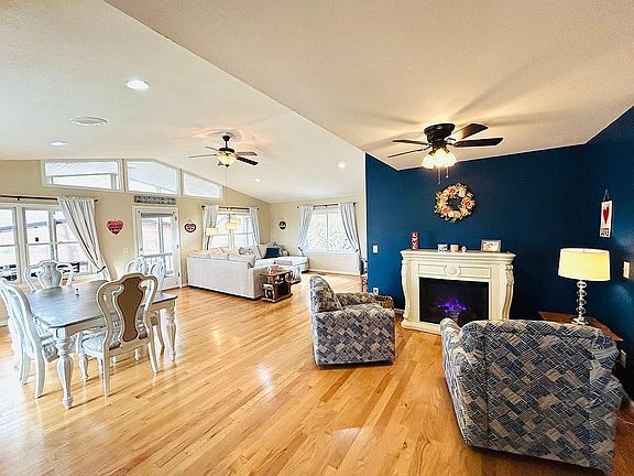 Upstairs living area