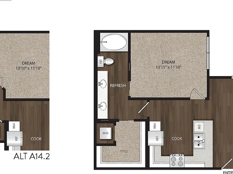 A14.2 floor plan The Dylan