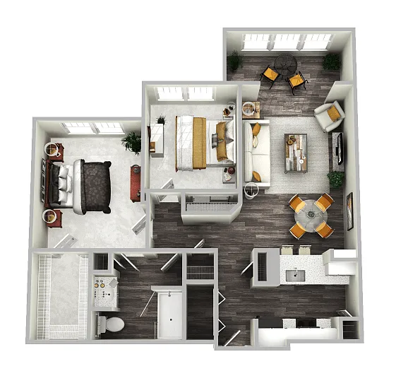 Floor plan Chastain Deluxe