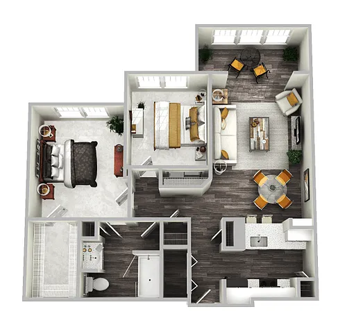 Floor plan Chastain Deluxe