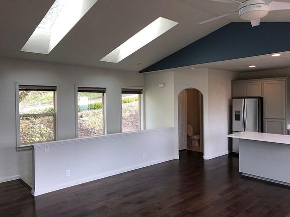Main room with skylights