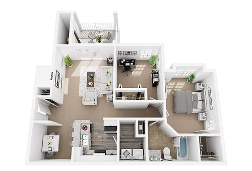 Floor plan Hamptons 1C