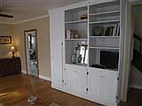 Built in entertainment center