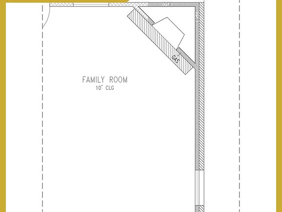 London Corner Fireplace Option