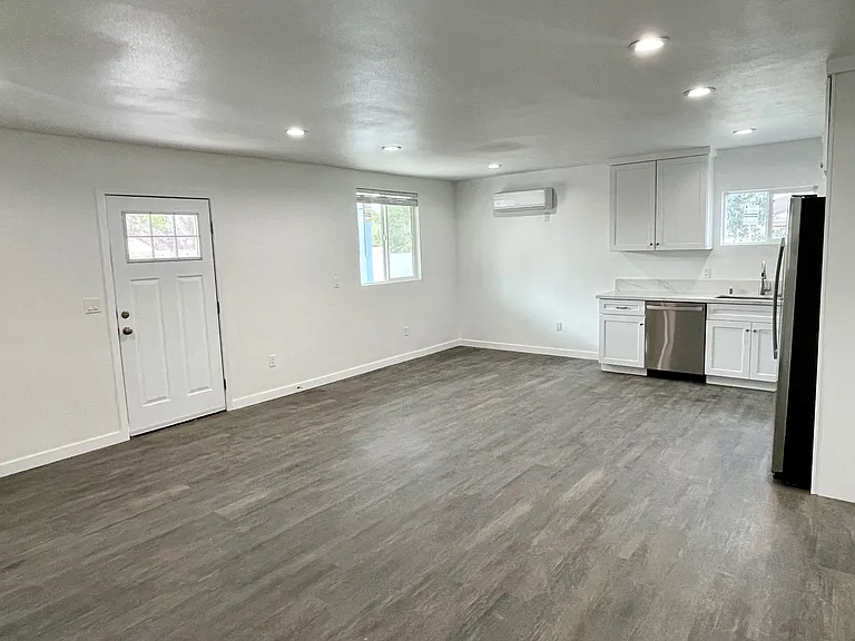 Living room entrance view (open floor plan).