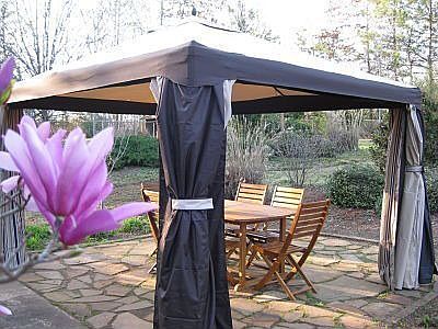 gazebo in back yard