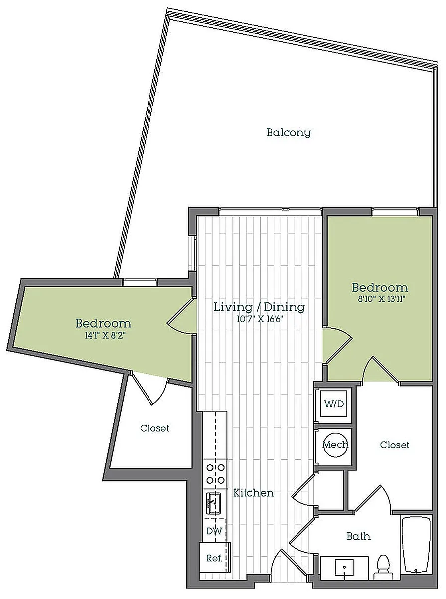 Floor plan zBJ2M-80