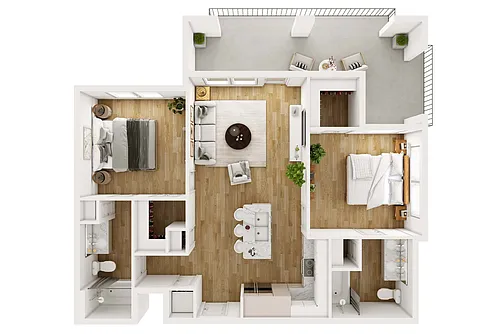 Floor plan B1