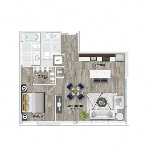 Floor plan 1B8
