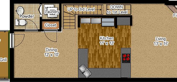 Second Level Floor Plan