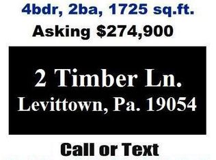 2 Timber Ln, Levittown, PA 19054