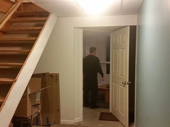 3/4 finished basement