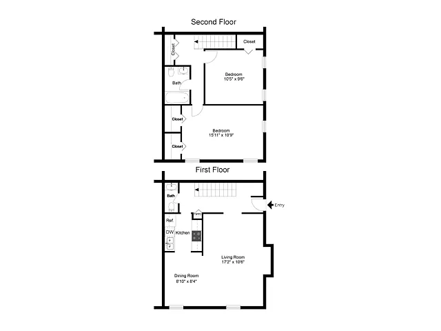 Floor plan Townhouse North