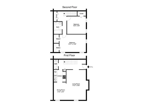Floor plan Townhouse North