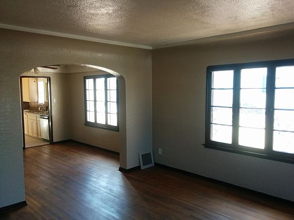 Living room into dining room