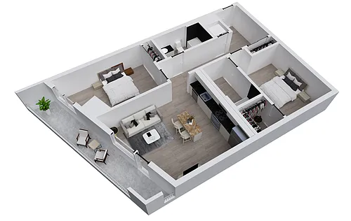 Floor plan B3
