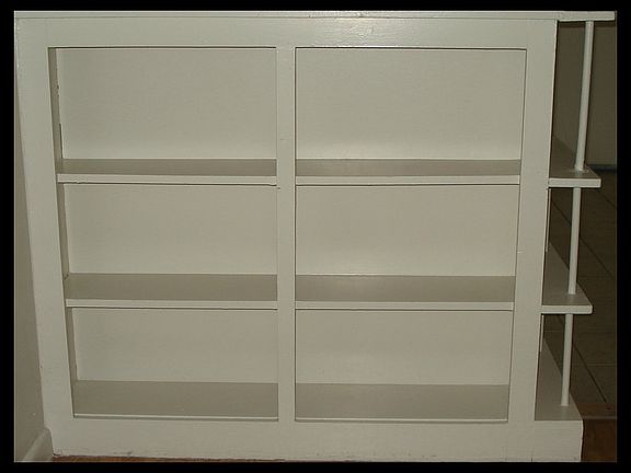 Built in Book shelves