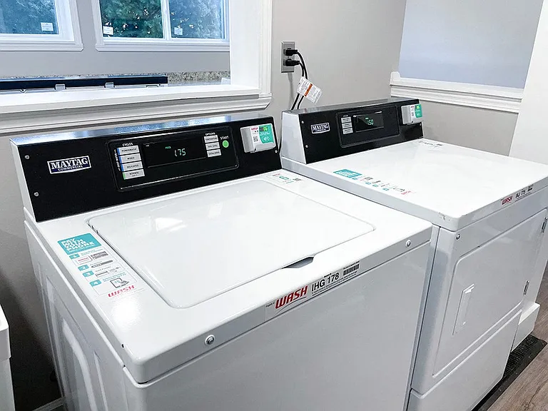 Washer and Dryer in Laundry Center