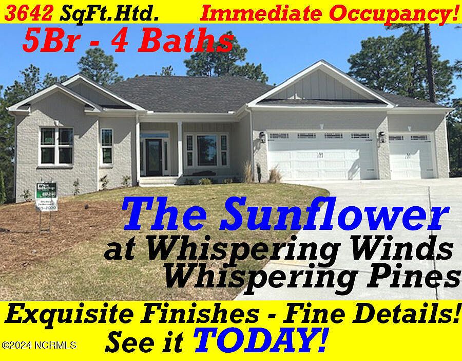 8 Sunflower Court, Whispering Pines, NC 28327 MLS 100427963 Zillow